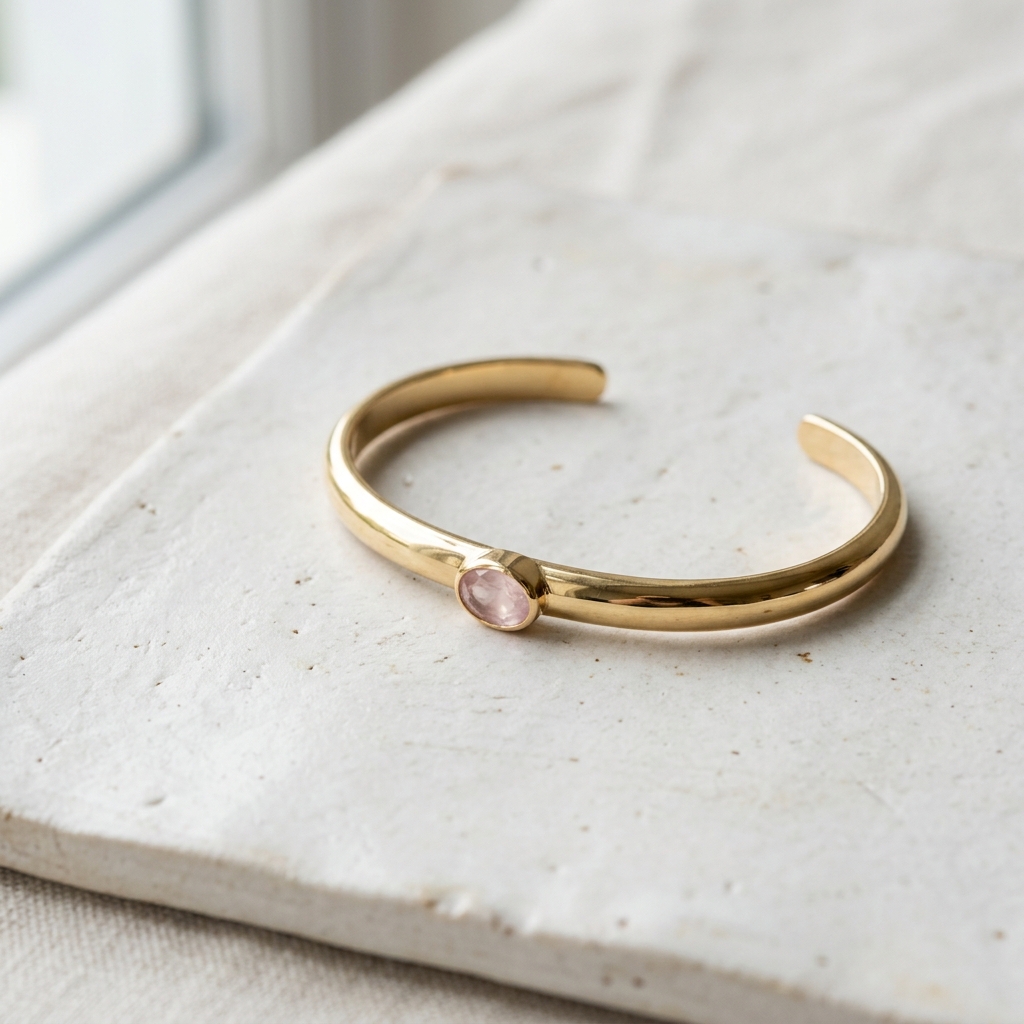 Delicate gemstone bracelet